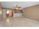 Open concept living room featuring tile floors and plenty of space at 3561 Middletown St, Port Charlotte, FL 33952