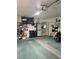 The home's garage is spacious and features ample room for parking, storage and an interior access door at 4461 La France Ave, North Port, FL 34286