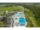 The community waterpark includes a pool, slides, recreational area and parking at 4461 La France Ave, North Port, FL 34286