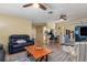 Living room featuring tile floors and plenty of room for entertaining at 931 Cimarron Dr, Punta Gorda, FL 33950