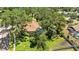 Sprawling single-story home, mature trees, and manicured lawn at 1102 Hunt Club Ln, Valrico, FL 33594