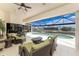 Relax on the lanai while overlooking the pool and canal views at 1134 Coronado Dr, Punta Gorda, FL 33950