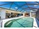 Enjoy the spacious pool with screened enclosure for outdoor entertainment and relaxation at 1134 Coronado Dr, Punta Gorda, FL 33950