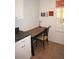 Kitchen desk area with space to study or work from home near a window at 1295 Saxony Cir # 2101, Punta Gorda, FL 33983