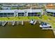 Waterfront condo with screened patios, boat docks, and lush landscaping on the canal at 1318 Wesley Dr # 7, Punta Gorda, FL 33950