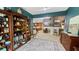 The large living space provides an open floorplan, blending the living room with the kitchen area at 1673 Palace Ct, Punta Gorda, FL 33980