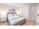 Comfortable bedroom featuring a neutral palette, modern decor, and ample natural light at 1690 Yakutat Rd, North Port, FL 34287