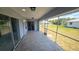 The screened lanai offers a perfect outdoor living space to enjoy pleasant days and fresh air at 18519 Alphonse Cir, Port Charlotte, FL 33948