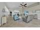 Inviting living area with tile floors, recessed lighting, stylish furniture, and calming decor at 196 Tarpon Cove Blvd # 722, Punta Gorda, FL 33950