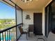 Inviting balcony offering views of the serene neighborhood and a community pool at 21405 Olean Blvd # 531, Port Charlotte, FL 33952
