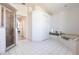 A spacious bathroom featuring a glass enclosed shower and soaking tub at 25179 Campos Dr, Punta Gorda, FL 33983