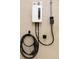 Installed electric vehicle charging station outside the home at 340 Belaire Ct, Punta Gorda, FL 33950