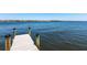 Private boat dock providing direct access to serene waters at 8115 Manasota Key Rd, Englewood, FL 34223