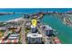 Beautiful Clearwater Beach condo building with boat slips and amazing water views at 851 Bayway Blvd # 403, Clearwater Beach, FL 33767
