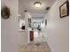 Hallway features tiled floors and leads to the living area at 851 Bayway Blvd # 403, Clearwater Beach, FL 33767
