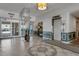 The modern condo lobby features stylish accents, elevator access, and a secure entrance for residents and guests at 851 Bayway Blvd # 403, Clearwater Beach, FL 33767