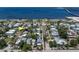 Aerial view of the property, with nearby parks and waterfront creating a beautiful setting in a desirable neighborhood at 110 Gilchrist St, Punta Gorda, FL 33950