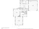 Floor plan of the first floor, highlighting the open layout, kitchen, and living spaces at 110 Gilchrist St, Punta Gorda, FL 33950