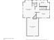 Upstairs floor plan shows bedrooms, bathrooms, and an unfinished attic space at 110 Gilchrist St, Punta Gorda, FL 33950