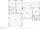 Detailed floor plan showcasing the layout of a home with a lanai, primary bedroom, living room, and garage at 1756 Elinor Pl, Englewood, FL 34223
