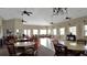 Spacious clubhouse with ample seating and large windows to let in plenty of natural light at 2020 Willow Hammock Cir # 302, Punta Gorda, FL 33983