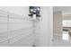 Walk-in pantry with wire shelving and a security monitoring system at 2186 Florala St, North Port, FL 34287