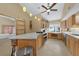 Spacious kitchen featuring stylish countertops, modern appliances, and an open layout at 25188 Marion Ave # 10, Punta Gorda, FL 33950