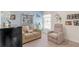 Comfortable bedroom with neutral color scheme, including a sofa and sitting chair at 27147 Guapore Dr, Punta Gorda, FL 33983