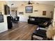 Open concept living room and dining area with lots of space for easy entertainment at 376 Waterside St, Port Charlotte, FL 33954