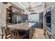 Beautiful kitchen with a large granite island, custom cabinetry, and state-of-the-art appliances at 3866 Turtle Dove Blvd, Punta Gorda, FL 33950