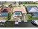 Waterfront property with beautiful screened lanai, pool, backyard and dock at 5720 Almar Dr, Punta Gorda, FL 33950