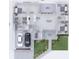 Detailed floor plan showcasing the layout of the home, including bedrooms, bathrooms, kitchen, and living spaces at 1 Goldenrod Dr, Placida, FL 33946