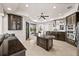 Gourmet kitchen boasting an island, modern appliances, and ample countertop space at 10580 Poughkeepsie Cir, Port Charlotte, FL 33981