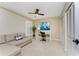 Comfortable bedroom with sofa and desk, perfect for a home office at 1750 Jamaica Way # 312, Punta Gorda, FL 33950
