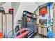 Garage with storage cabinets and a large Craftsman tool chest at 19 Sabal Dr, Punta Gorda, FL 33950