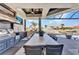 This outdoor kitchen has canal views at 19 Sabal Dr, Punta Gorda, FL 33950