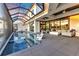 This luxury pool and patio have canal views at 19 Sabal Dr, Punta Gorda, FL 33950