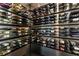 This climate controlled wine storage has metal racks for neatly organizing bottles at 19 Sabal Dr, Punta Gorda, FL 33950