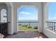 The balcony offers stunning waterfront views, perfect for relaxing or entertaining guests at 2107 4Th Street W Ct, Palmetto, FL 34221