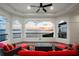 Relaxing outdoor living space offering panoramic waterfront sunset views and comfortable seating at 2107 4Th Street W Ct, Palmetto, FL 34221