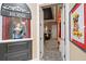 Themed home theater entrance with decorative details and a box office window at 2107 4Th Street W Ct, Palmetto, FL 34221