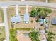 An aerial view showcases the home's proximity to the community, neighborhood, and surrounding area at 2411 Atwater Dr, North Port, FL 34288