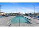 Community pool featuring a spacious sundeck with plenty of seating and a refreshing swimming area at 25100 Sandhill Blvd # R201, Punta Gorda, FL 33983