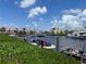 Picturesque waterfront view with boats docked along the canal at 25188 Marion Ave # F304, Punta Gorda, FL 33950