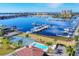 Breathtaking view showcasing the marina and community amenities from above at 303 11Th E Ave, Palmetto, FL 34221