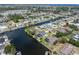 Waterfront property showcasing scenic canal views, a private pool and convenient access to the open water for boating at 453 Carolyn Ln, Punta Gorda, FL 33950