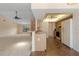 Open concept: Kitchen flows into the living space, enhancing connectivity and spaciousness at 453 Carolyn Ln, Punta Gorda, FL 33950