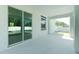Covered patio features a view of the backyard and pool at 6245 Alhambra Ave, North Port, FL 34291
