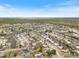 Waterfront community aerial showing the canal, landscape and neighborhood of the property at 6531 Marius Rd, North Port, FL 34287