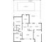 An overhead floor plan of the house, showing the layout, measurements, and features like a pool, patio, and bedrooms at 6531 Marius Rd, North Port, FL 34287
